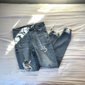 American Eagle Ripped High Waisted Skinny Jeans